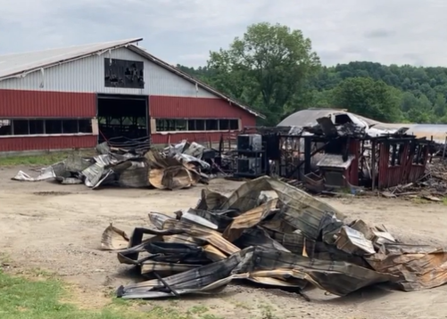 <i>WPTZ via CNN Newsource</i><br/>A multi-generational dairy farm in Milton is still recovering from a devastating fire.