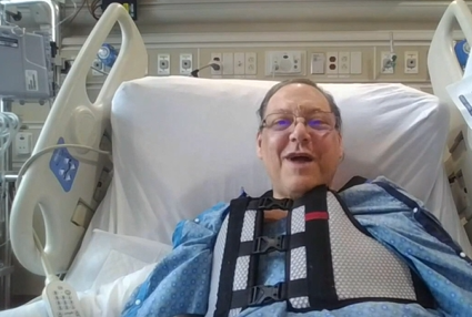 <i>WXYZ via CNN Newsource</i><br/>Ken Miller is now the recipient of the first beating heart transplant in Michigan history.