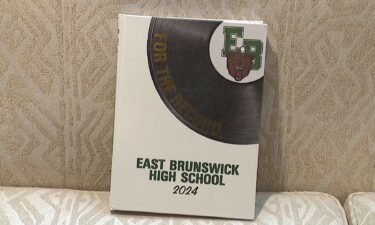 Seniors at East Brunswick High School received their yearbooks on June 4th