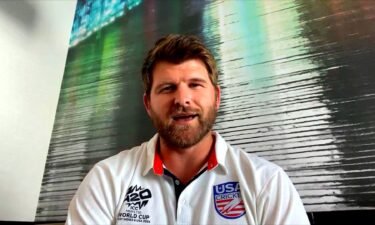 USA cricket player Corey Anderson speaks to CNN on