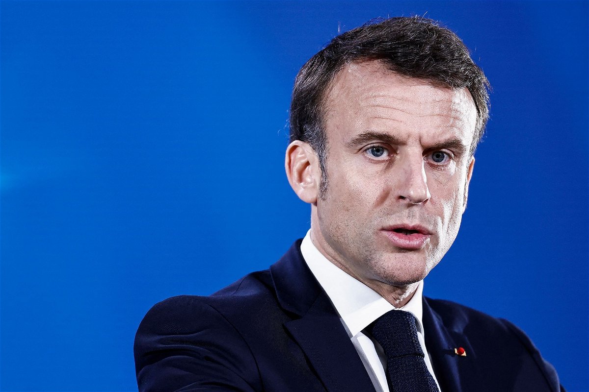 <i>Sameer Al-Doumy/AFP/Getty Images via CNN Newsource</i><br/>An exit poll showed Macron's Renaissance party scraping to second place in the European Parliament elections.