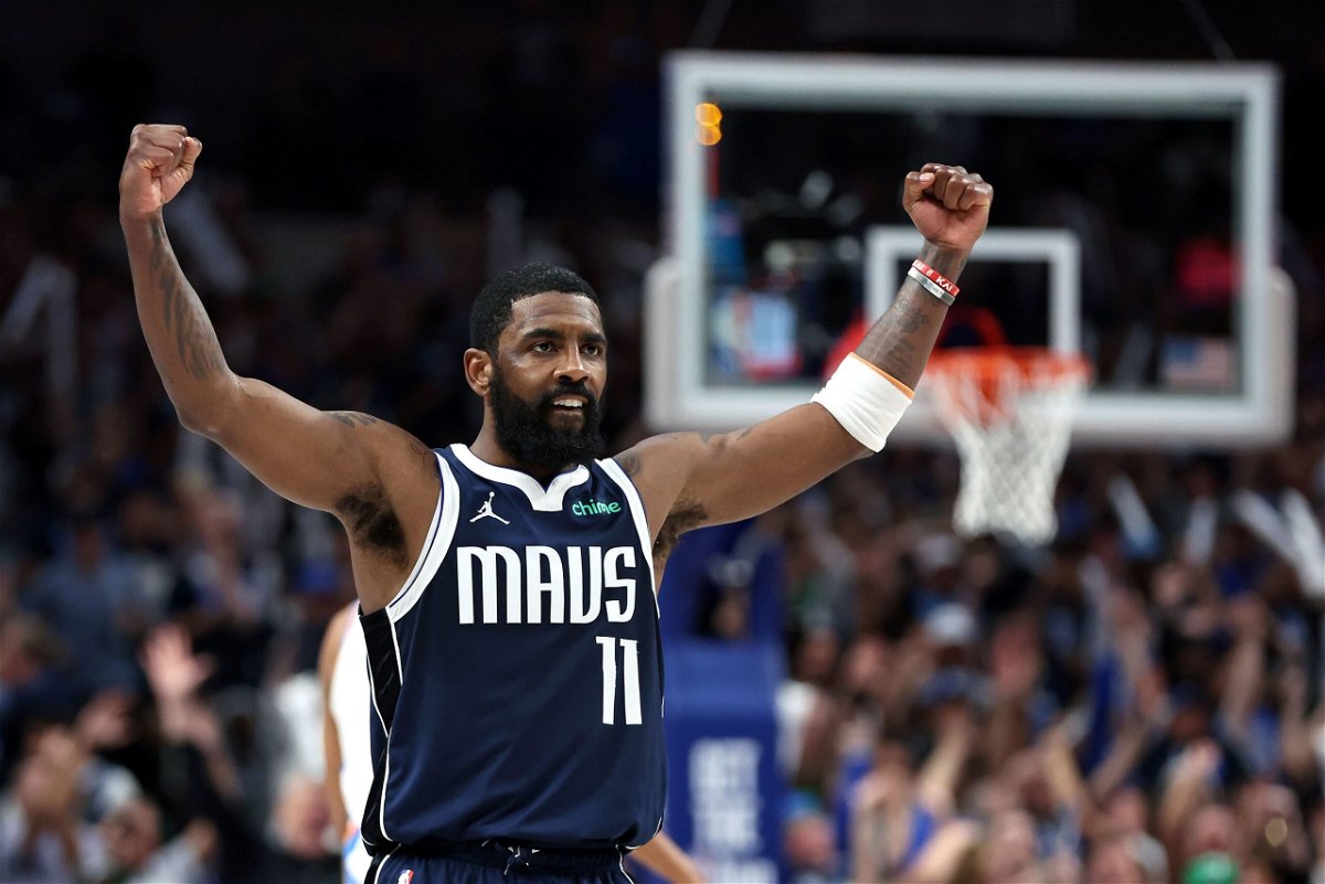 <i>Tim Heitman/Getty Images via CNN Newsource</i><br/>Irving has averaged almost 23 points during the Mavericks' 2023-24 playoff run to the NBA Finals.