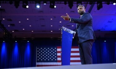 Rep. Byron Donalds speaks during CPAC at Gaylord Resort and Convention Center on February 22