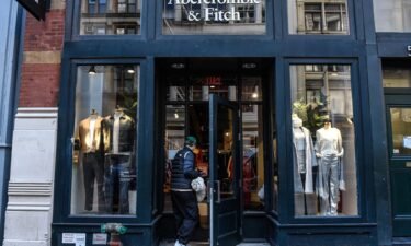 Abercrombie & Fitch logged a 21% surge in its sales open at least a year last quarter a shoppers flock to the brand for clothes that are hitting the trends of the moment.