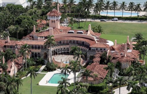 Former President Donald Trump's Mar-a-Lago estate is seen in September 2022