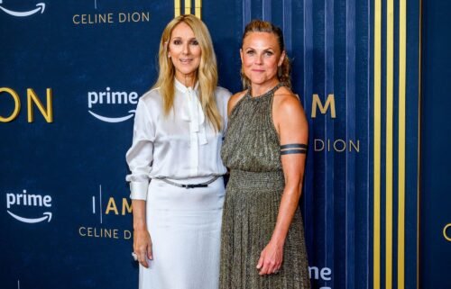 Céline Dion and Irene Taylor attend the "I Am: Céline Dion" New York special screening at Alice Tully Hall in New York City on June 17. Céline Dion insisted that graphic footage of herself having a violent muscle spasm should stay in a new documentary about her life