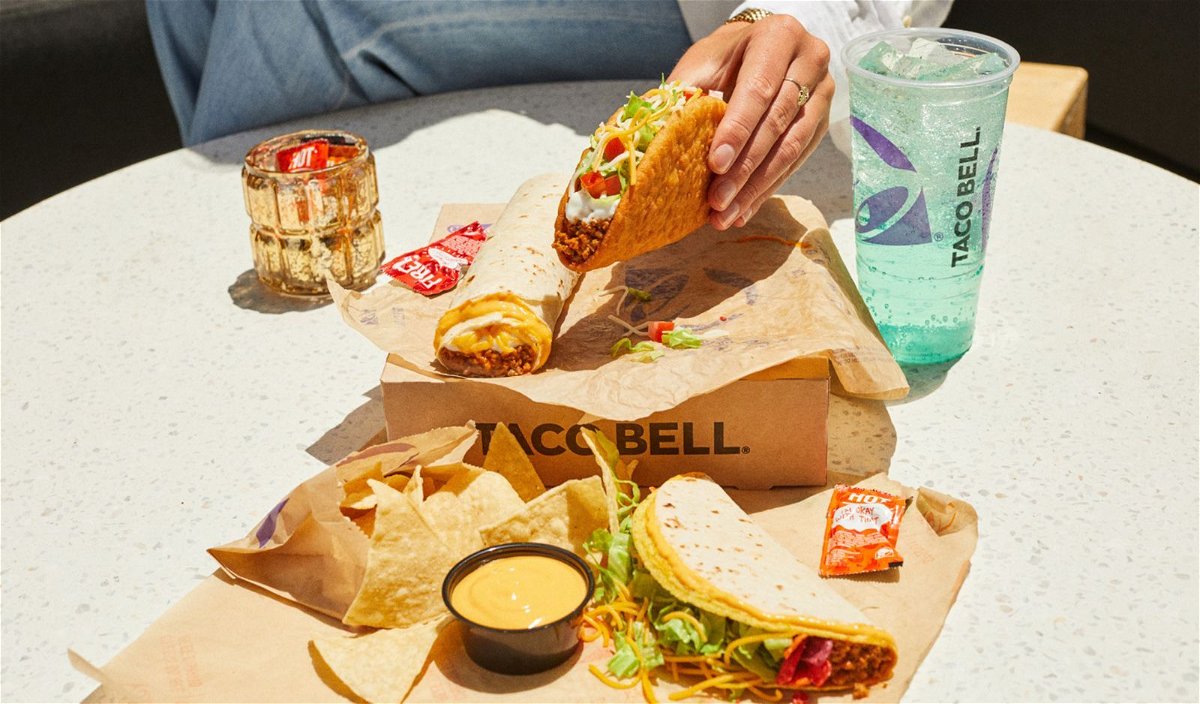 <i>Taco Bell Corp. via CNN Newsource</i><br/>Taco Bell's new value meal provides a 55% discount off suggested menu prices.