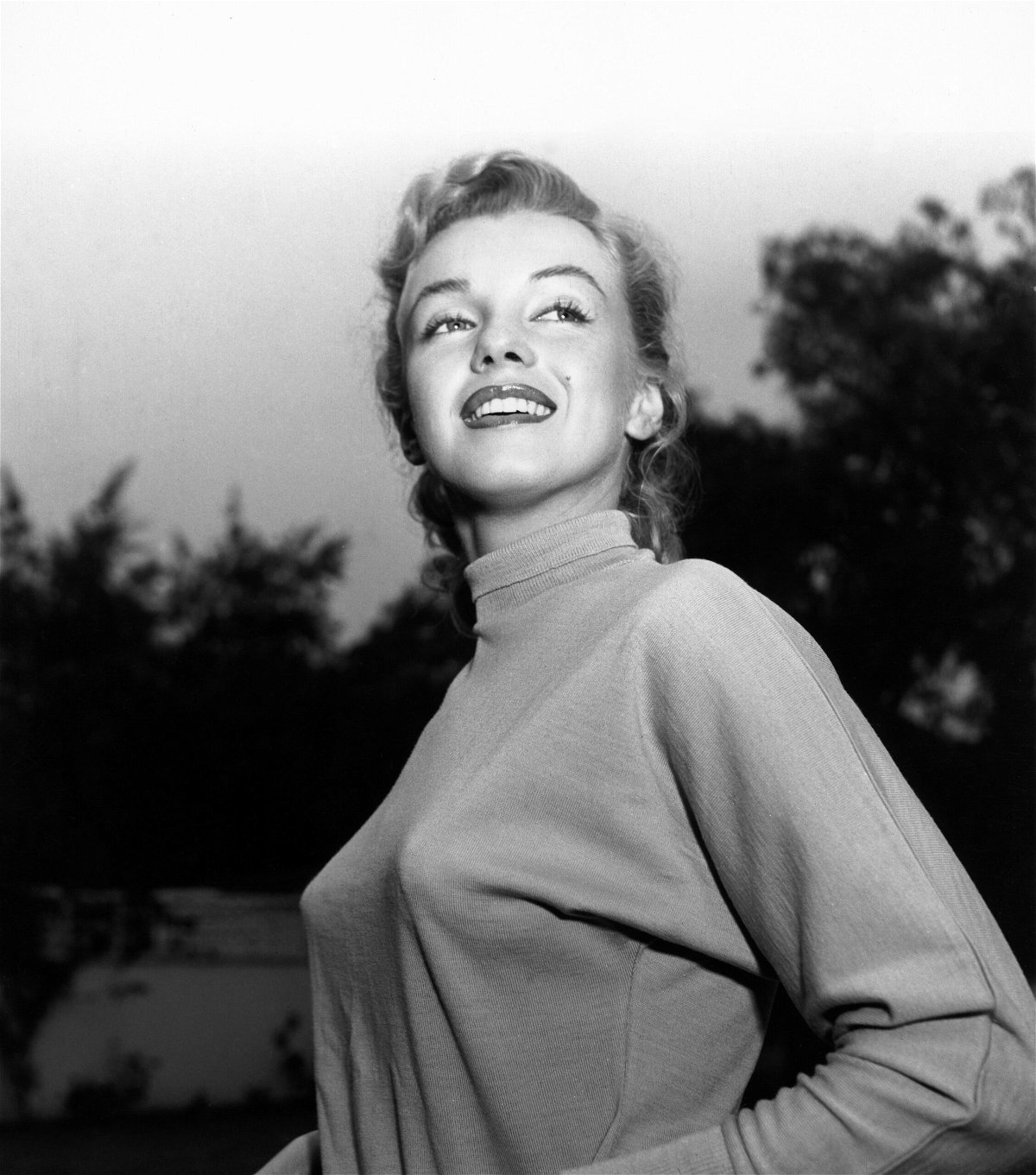 <i>Earl Leaf/Michael Ochs Archives/Getty Images via CNN Newsource</i><br/>Actress Marilyn Monroe photo session at Hollywood agent Johnny Hyde's backyard (708 w. Palm Drive) on May 17