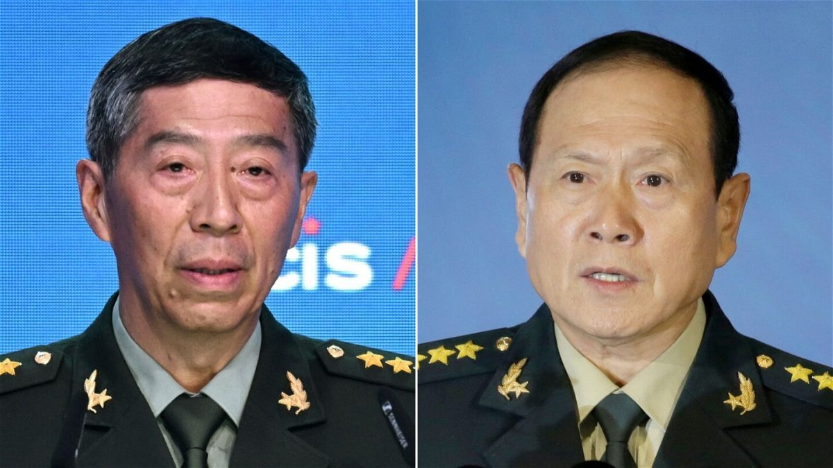 <i>AP/Reuters via CNN Newsource</i><br/>Former Defense Ministers Li Shangfu and his predecessor Wei Fenghe have both been expelled from the Communist Party.
