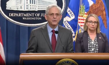 Attorney General Merrick Garland is pictured on June 27