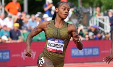 Richardson won her 200m heat at the US Olympic Trials in a time of 21.99.