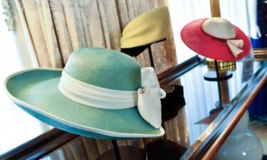 Several of Diana's hats were sold at the auction.