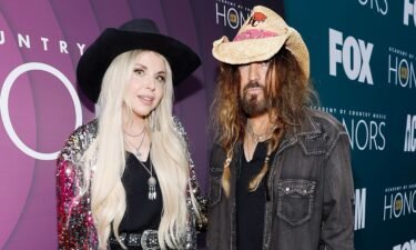 (From left) Firerose and Billy Ray Cyrus at the 2023 Annual Academy of Country Music Honors in Nashville.