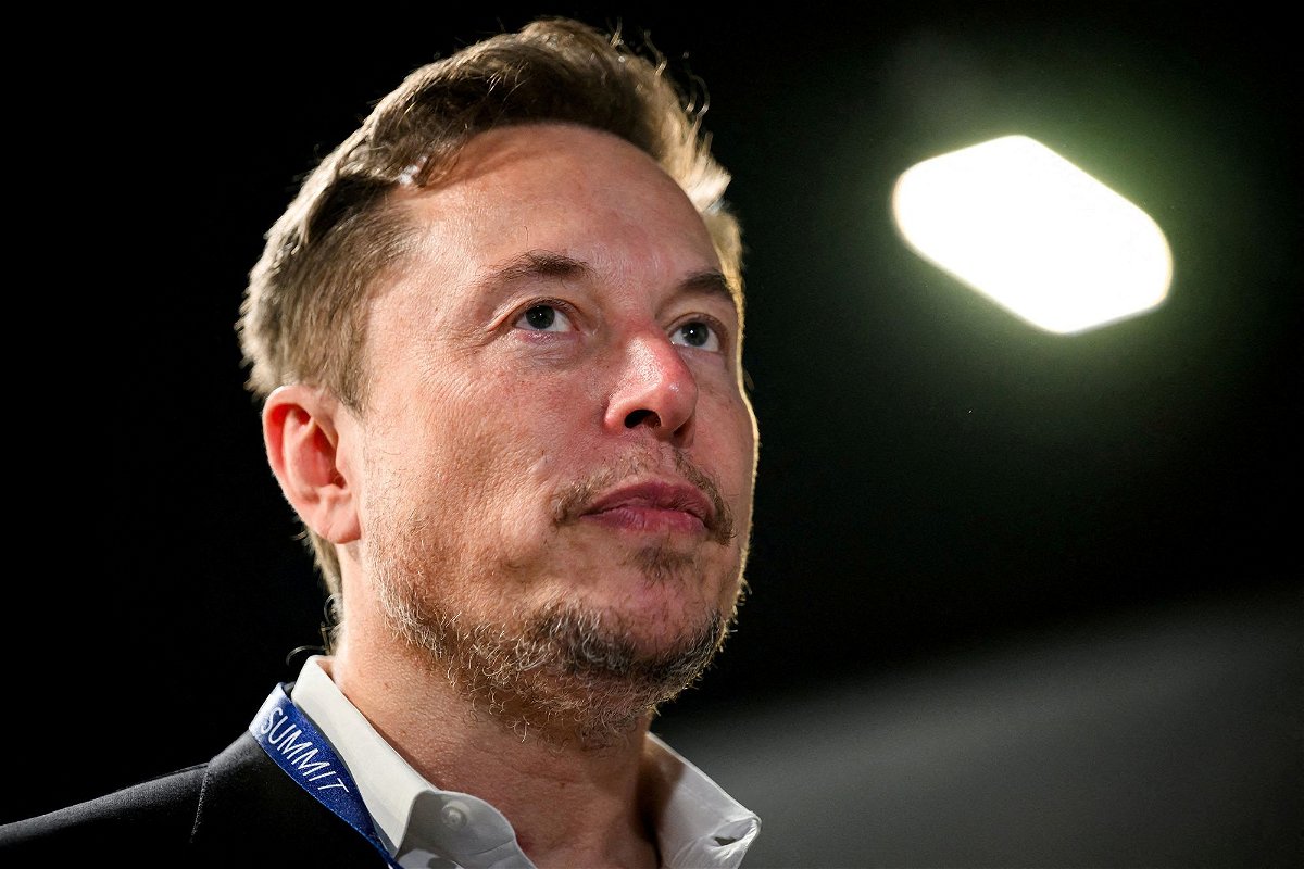 <i>Leon Neal/Pool/Reuters via CNN Newsource</i><br/>Tesla CEO Elon Musk attends the AI Safety Summit at Bletchley Park in Bletchley