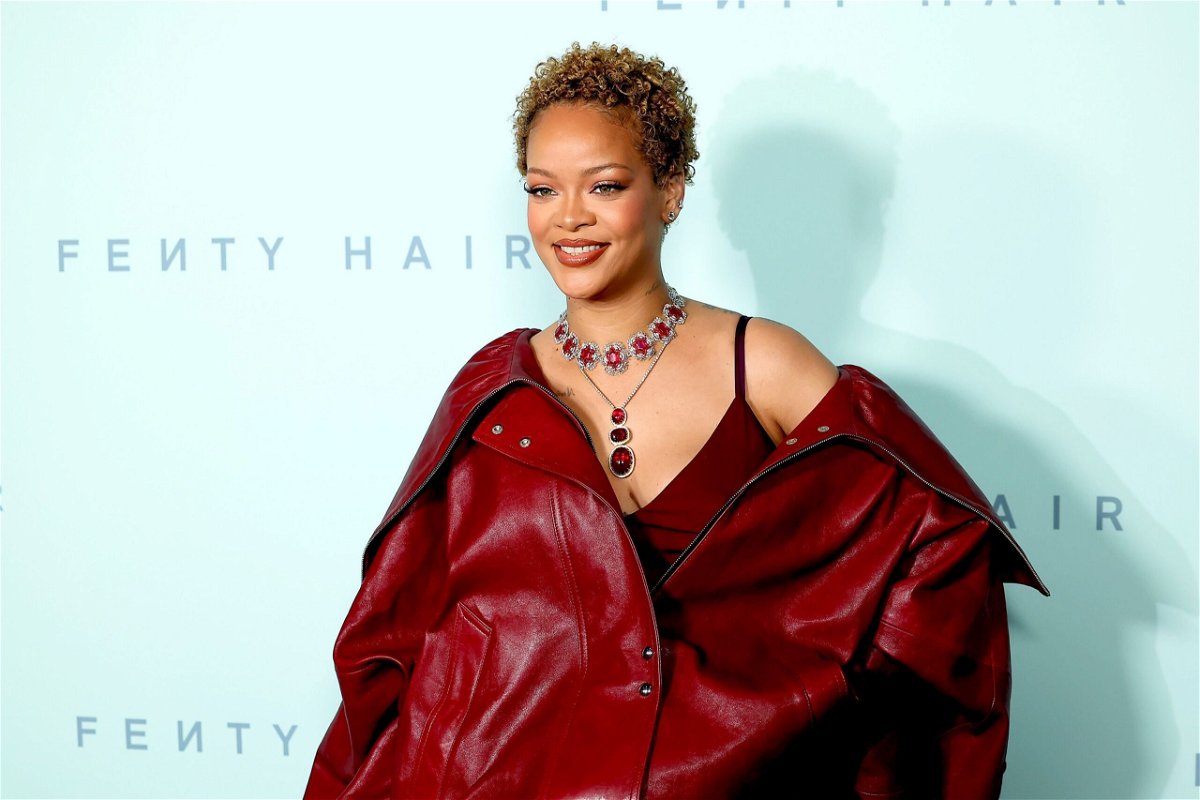 <i>Leon Bennett/Getty Images via CNN Newsource</i><br/>Rihanna attends the Rihanna x Fenty Hair Los Angeles Launch Party on June 10.