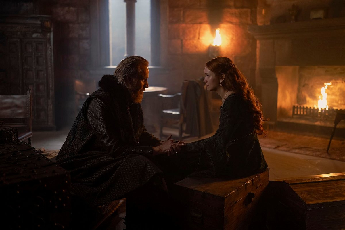 <i>Ollie Upton/HBO via CNN Newsource</i><br/>Rhys Ifans and Olivia Cooke in 