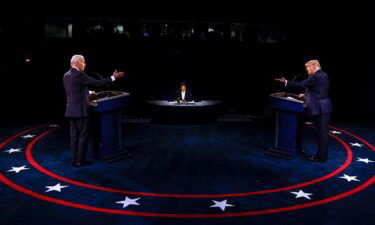 Donald Trump and Joe Biden participate in the final 2020 presidential debate
