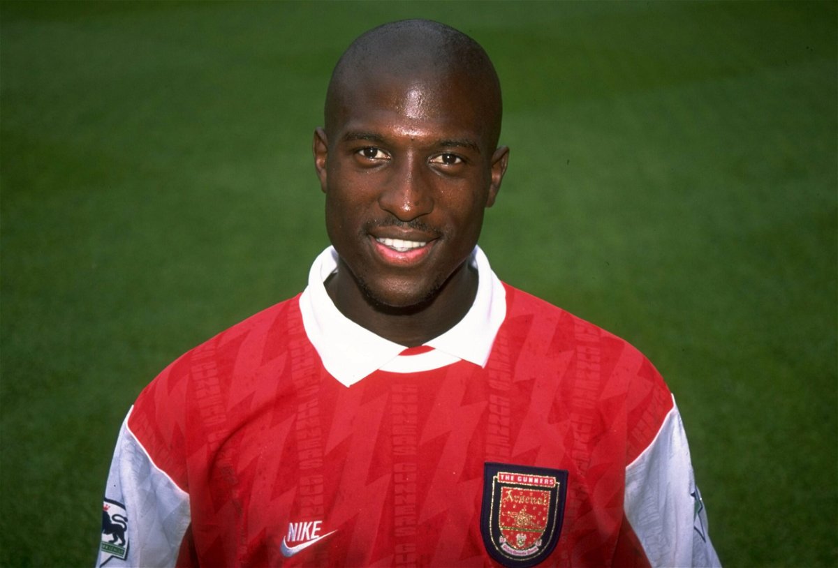 <i>Allsport UK/Getty Images via CNN Newsource</i><br/>Kevin Campbell pictured in 1993 while playing for Arsenal.