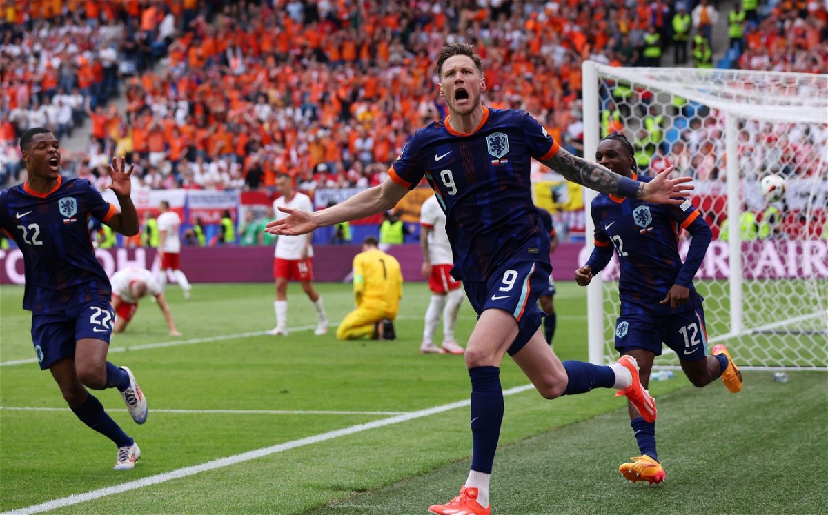 <i>Alex Livesey/Getty Images via CNN Newsource</i><br/>The Netherlands had to come from a goal behind to beat Poland.