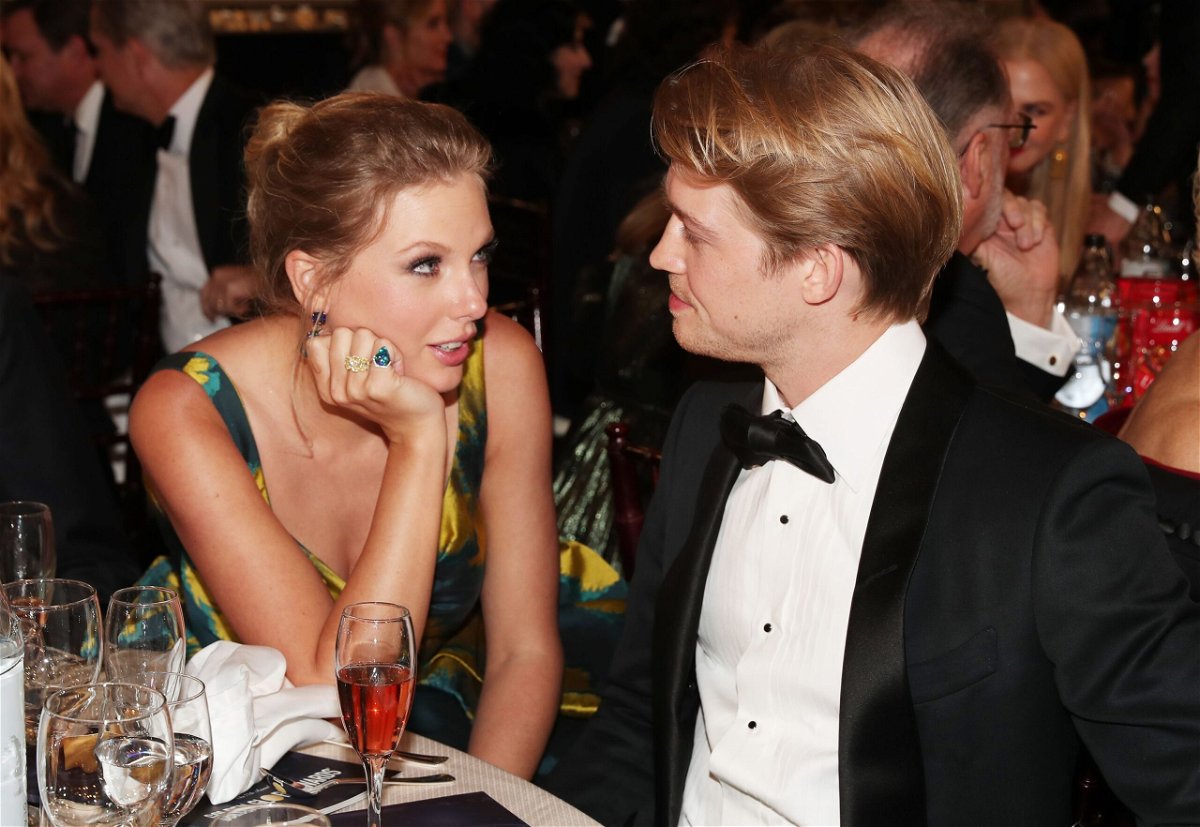 <i>Christopher Polk/NBC/Getty Images via CNN Newsource</i><br/>(From left) Taylor Swift and Joe Alwyn are seen here at the 2020 Golden Globe Awards in Beverly Hills.
