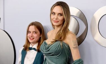 Angelina Jolie and daughter Vivienne at the Tony Awards on June 16.