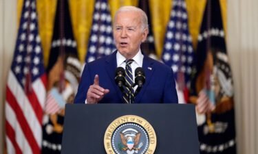 President Joe Biden speaks in the East Room of the White House on June 4. The Biden administration on June 18 will announce an executive action allowing certain undocumented spouses and children of US citizens to apply for lawful permanent residency.