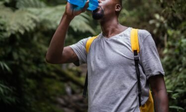 You should carry plenty of water when hiking no matter the season