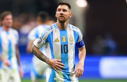 Messi was appearing in a record-breaking 35th Copa América match.