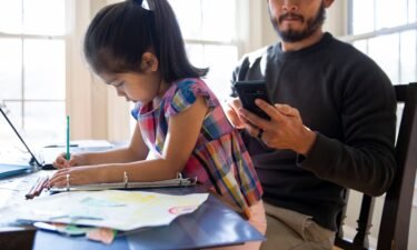 Using a phone in front of your child can have a greater effect than you might think.