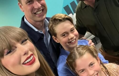 Taylor Swift shared a photo with Prince William