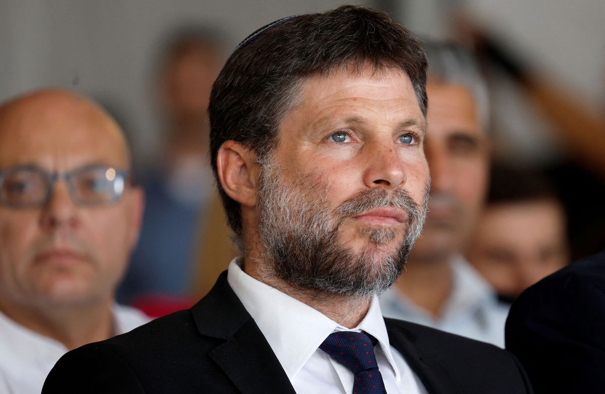 <i>Amir Cohen/Reuters via CNN Newsource</i><br/>Israeli Finance Minister Bezalel Smotrich