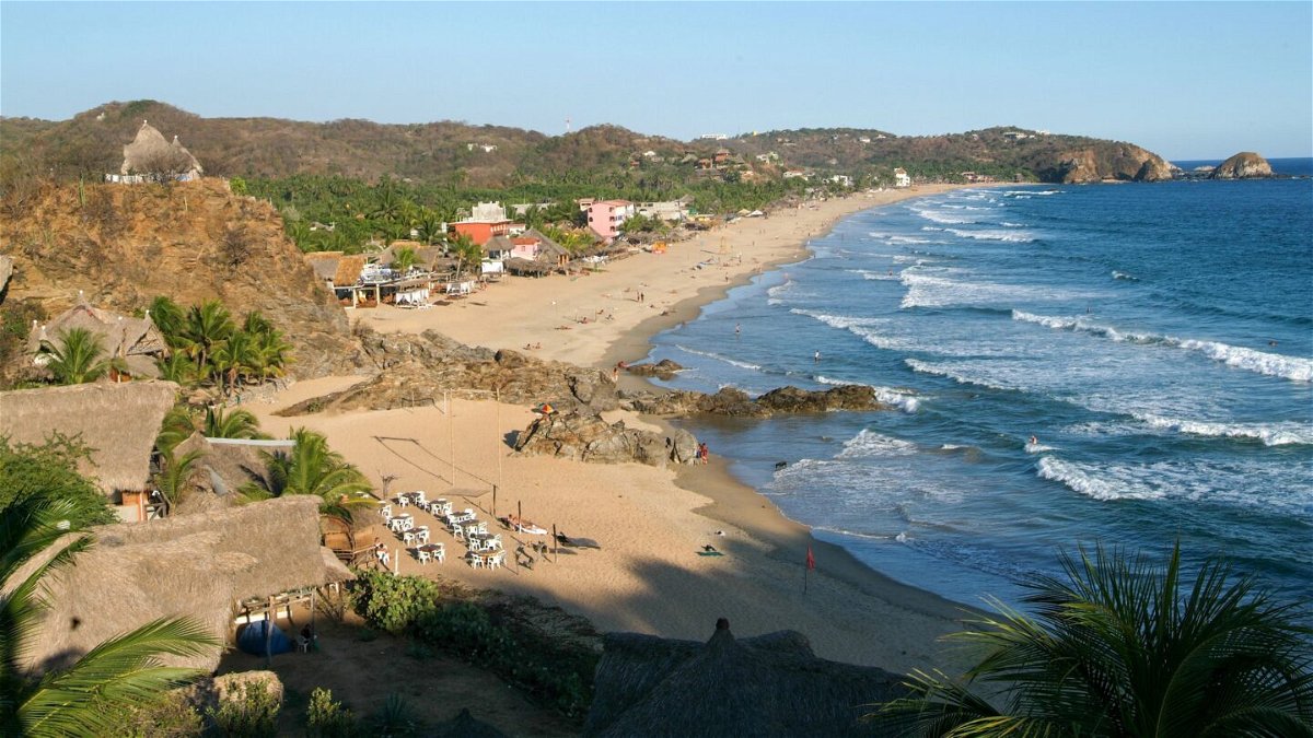 <i>Shutterstock via CNN Newsource</i><br/>Zipolite Beach in Mexico is tolerant of nude sunbathing.