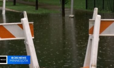 Heavy rainfall across the state on Tuesday night left hundreds of campers stranded at a northern Minnesota campground.