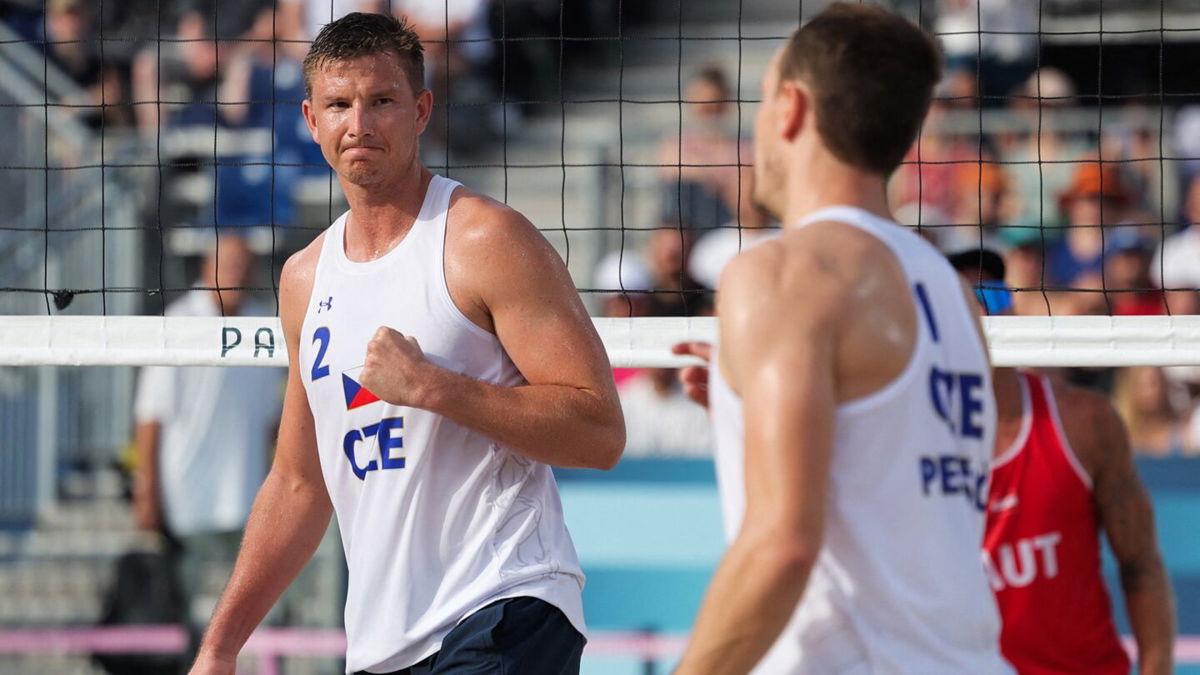 Czechia faces Austria in men's beach volleyball