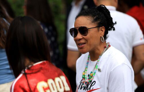 Dawn Staley at the Opening Ceremony