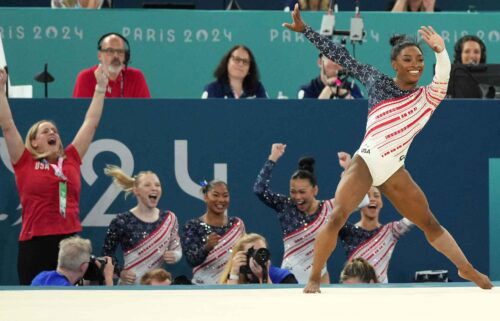 Simone Biles at Paris Olympics