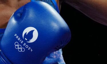 Boxing glove from the 2024 Paris Olympics