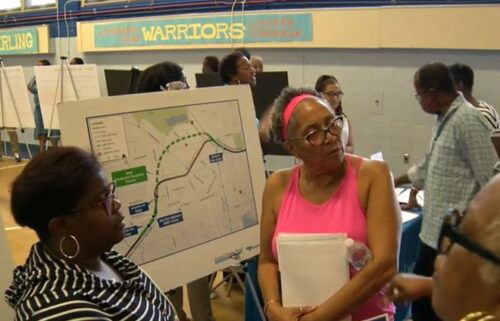 Baltimore residents expressed concerns over a Fredrick Douglass Tunnel project at a public meeting.