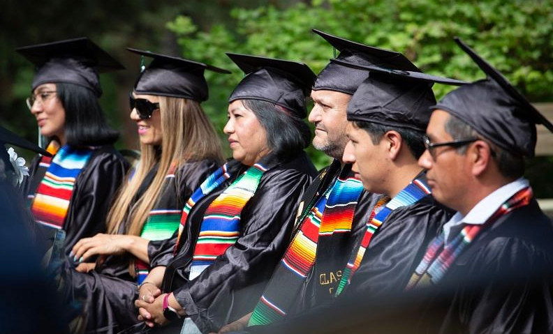 Central Oregon High School Equivalency Program graduates attend the June 8, 2024, graduation ceremony.