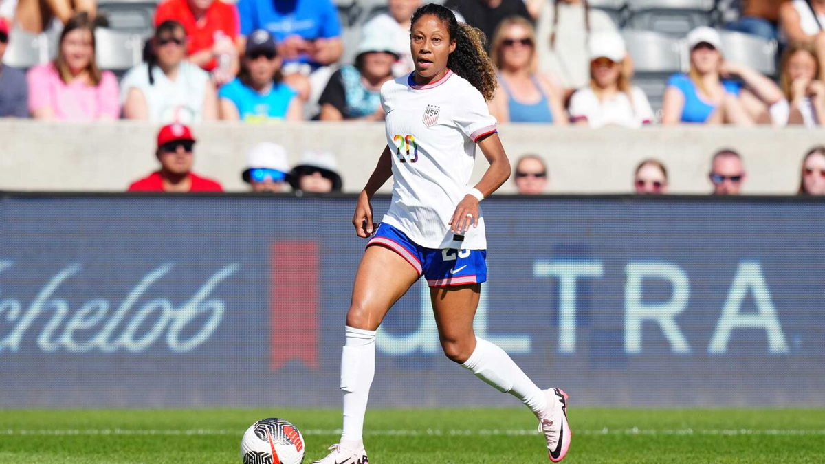 Casey Krueger plays for USWNT