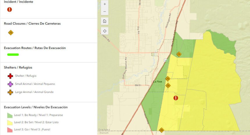 Darlene 3 Fire evacuation levels map 7-1