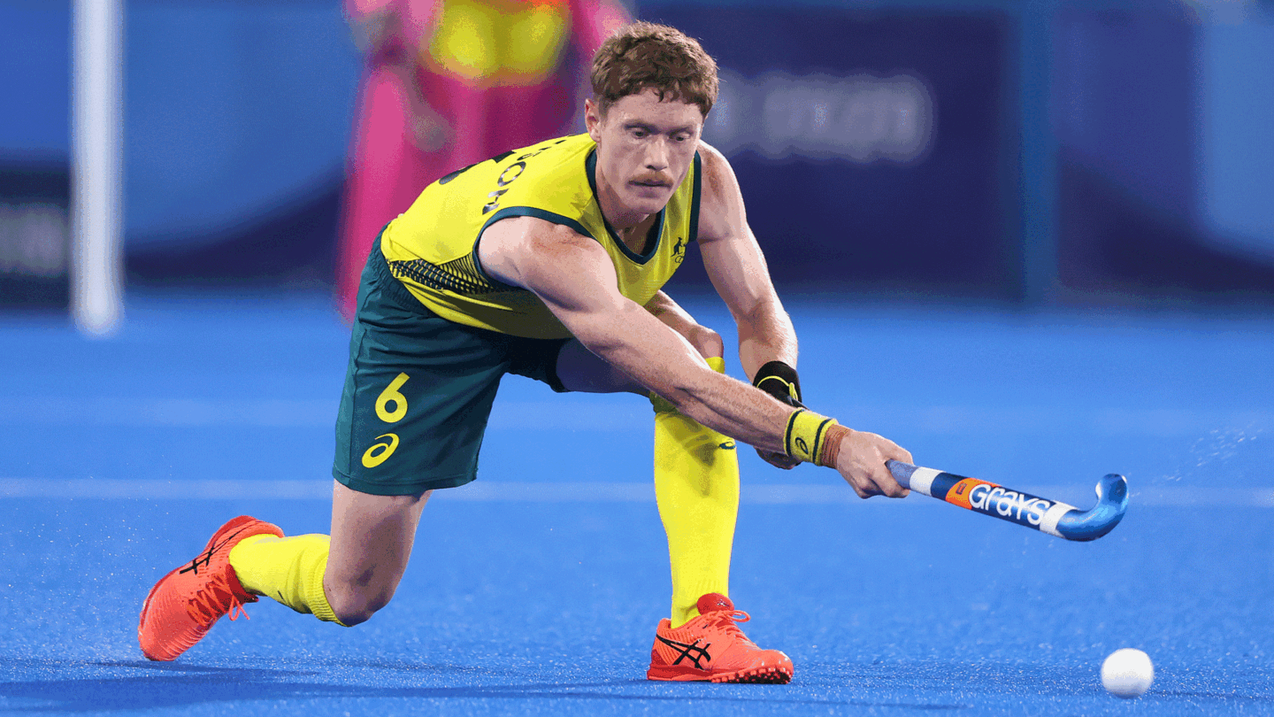 Australian field hockey athlete Matt Dawson speaks after opting for partial finger amputation.