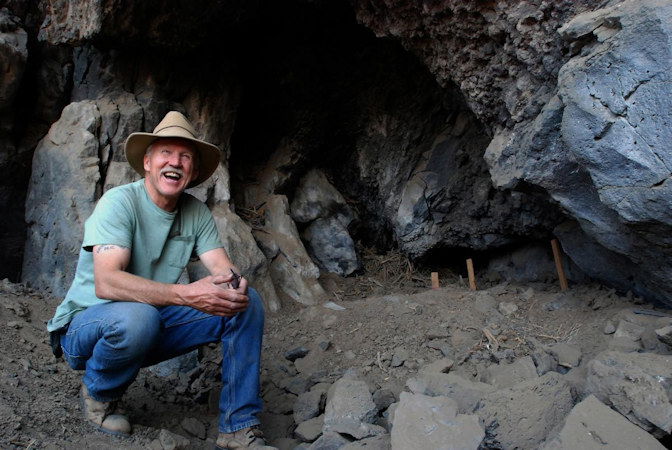 Dennis Jenkins, archaeologist field school director for the Museum of Natural and Cultural History at the University of Oregon. 