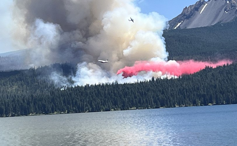 Fire near Diamond Lake Rachelle Peper 7-17
