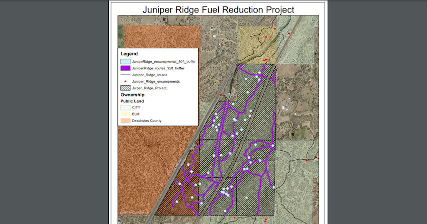 Area of planned fuels treatment (full map below)