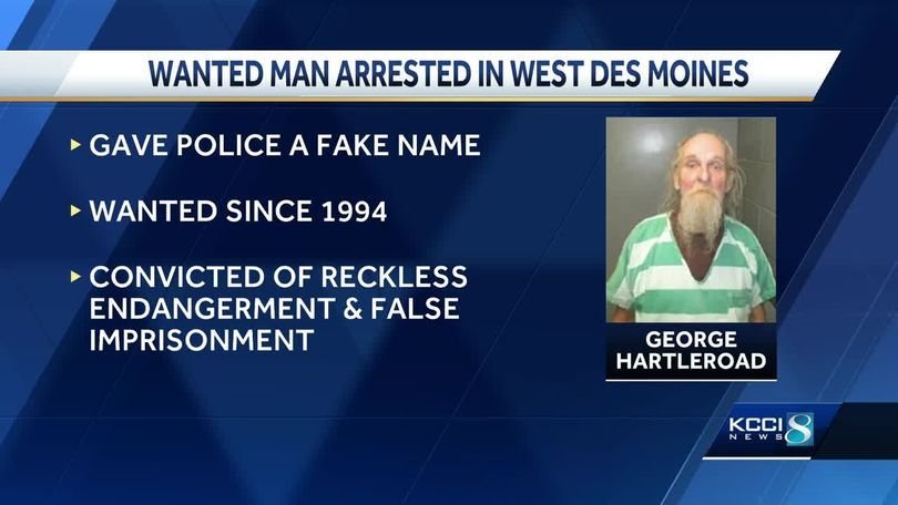 <i>KCCI via CNN Newsource</i><br/>West Des Moines Police arrested George Hartleroad on June 26.
