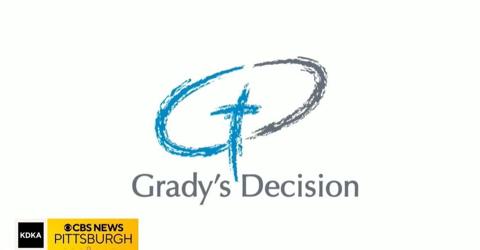<i>KDKA via CNN Newsource</i><br/>Grady's Decision is a non-profit organization that provides emotional