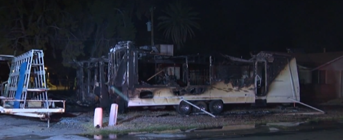 <i>KNXV via CNN Newsource</i><br/>Fire crews are investigating an overnight fire that left multiple pets dead in Phoenix.
