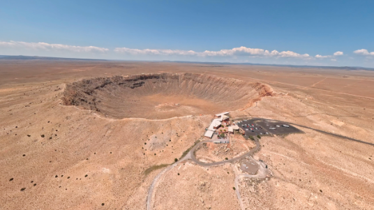 <i>Zack Perry/KNXV via CNN Newsource</i><br/>Known as the Barringer Crater