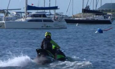 A man is jet skiing across Lake Michigan to raise money for body armor for Chicago police.